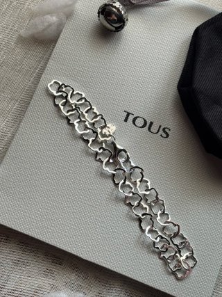 Pulsera Tous Carrusel Plata y Rosa