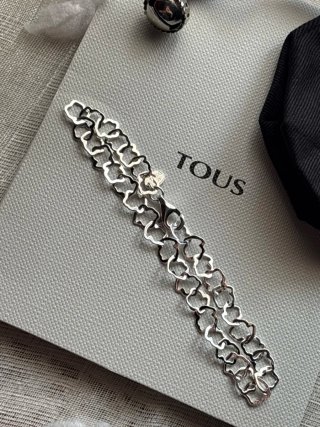 Pulsera Tous Carrusel Plata y Rosa