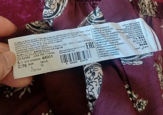 Pantalón ancho estampado paisley MNG Talla L