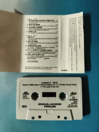 Casete Michael Jackson Thriller