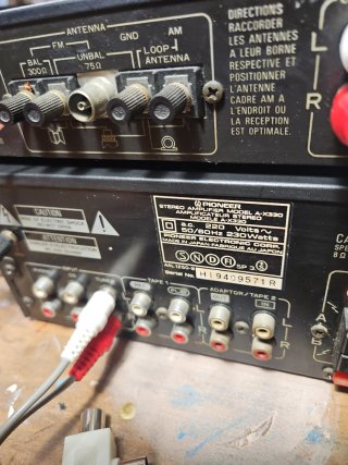 Amplificatore Pioneer A-X330 Nero