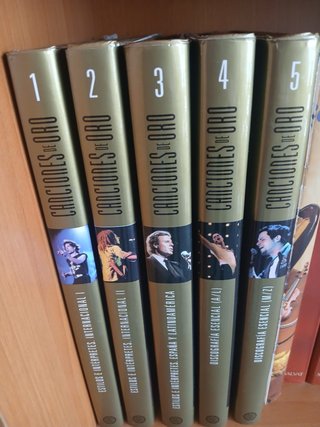Libros tomo canciones de oro