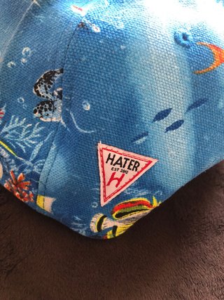Gorra Hater Azul y Negra