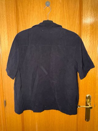 Camisa Bershka Negra Manga Corta Talla S