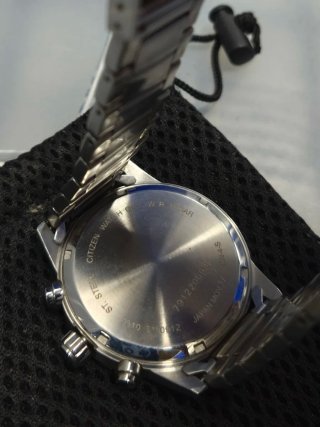 Reloj Citizen Cronógrafo Esfera Azul Acero