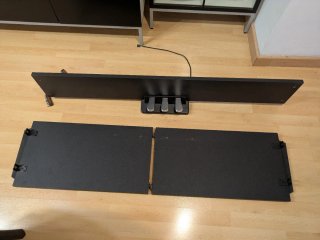 Soporte Mueble para Teclado Negro