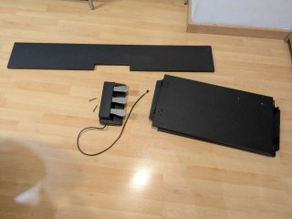 Soporte Mueble para Teclado Negro