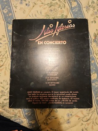 Vinilo Julio Iglesias En Concierto