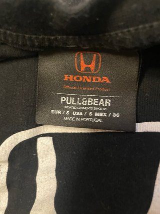 Camiseta Honda Civic DOHC Negra Hombre