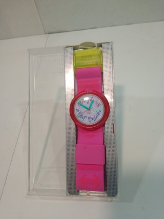 Reloj Swatch Pop Langoustine Rosa/Amarillo