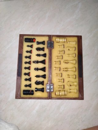 Ajedrez Portátil Plegable Pequeño