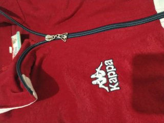 Sudadera Kappa Athletic Club Roja y Azul