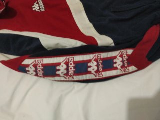 Sudadera Kappa Athletic Club Roja y Azul