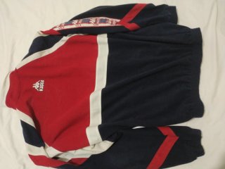 Sudadera Kappa Athletic Club Roja y Azul