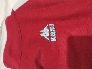 Sudadera Kappa Athletic Club Roja y Azul