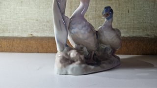 Rex Patos Porcelana Figura Decorativa