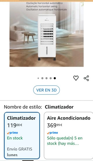 ✅Climatizador Ufesa Blanco nuevo a estrenar ✅