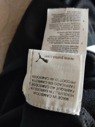 Chaqueta Puma Gris y Blanca la talla en la foto