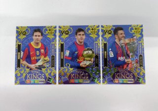 3 Cromos Panini Adrenalyn Messi Total Kings