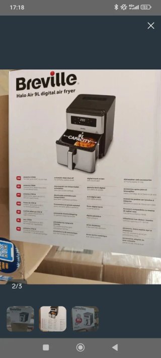 Freidora de Aire Breville Halo Air 9L