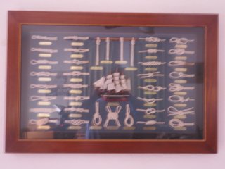 Cuadro Nudos Marineros Madera
