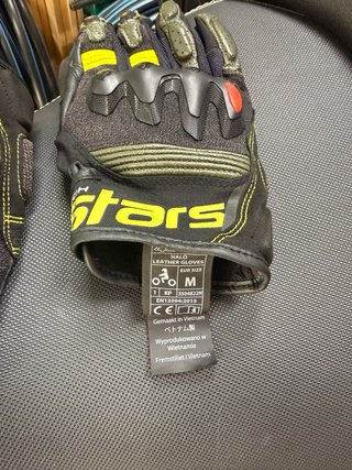 Guantes Moto Alpinestars Negros/Verdes