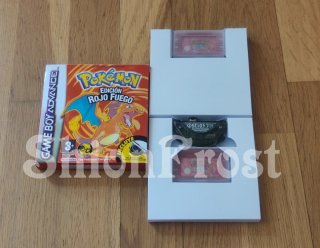 Caja Pokémon Edición Rojo Fuego