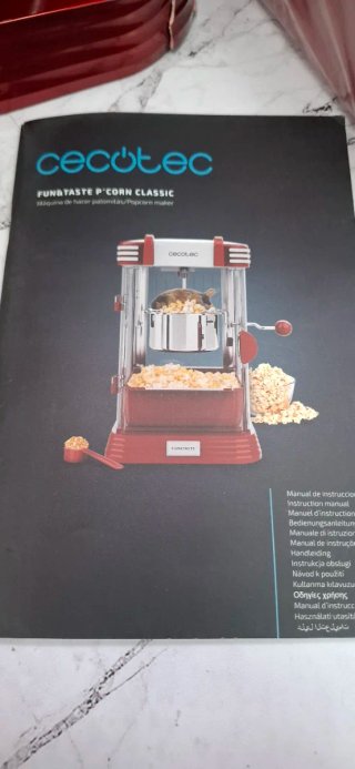 Maquina de palomitas cecotec fun&taste p'corn