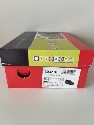 Zapatos uniforme Pablosky T28 Negro