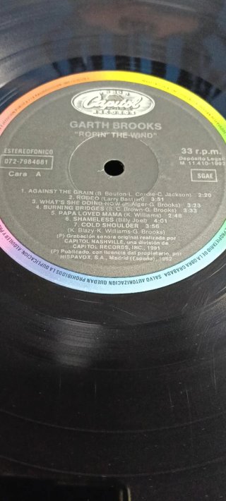 Garth Brooks Ropin The wind