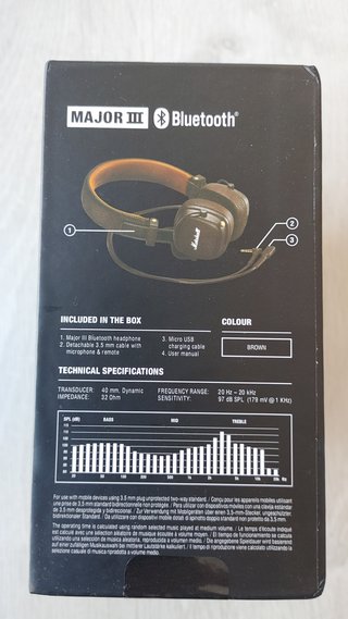 Auriculares Marshall Major III Bluetooth