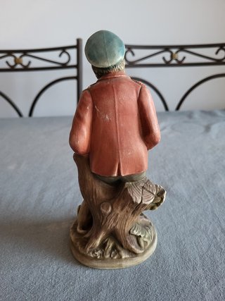Estatueta Vintage Marinheiro Cerâmica