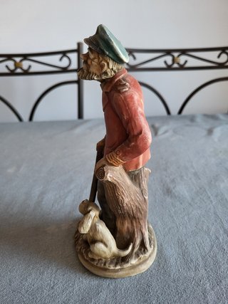 Estatueta Vintage Marinheiro Cerâmica