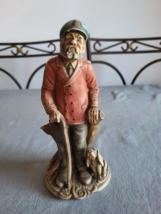 Estatueta Vintage Marinheiro Cerâmica