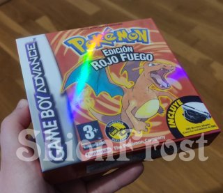 Caja IRIDISCENTE Pokémon Edición Rojo