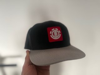 Gorra Element Negra y Gris