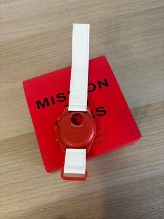 Omega x Swatch Mission to Mars Rosso