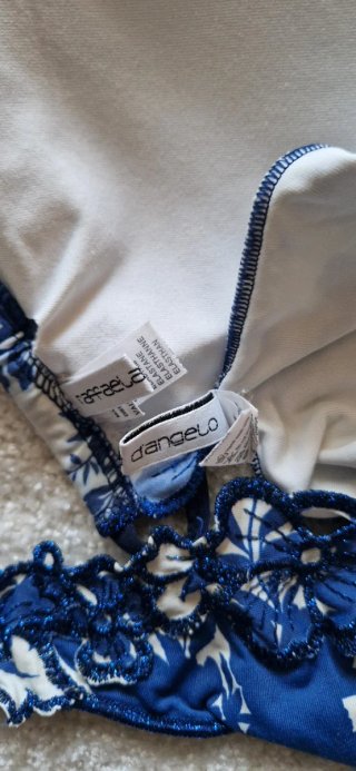 Bikini Raffaela D'Angelo Blu/Bianco