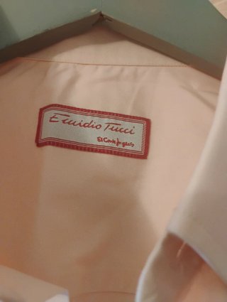 Camisa Emilio Tucci Naranja Talla L
