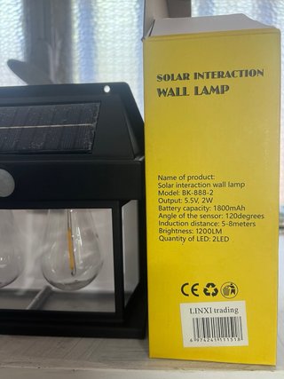 Coppia applique solari