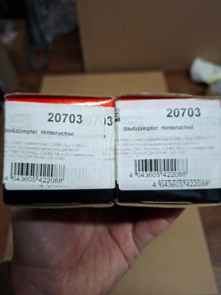 Ammortizzatori posteriori MAPCO Opel