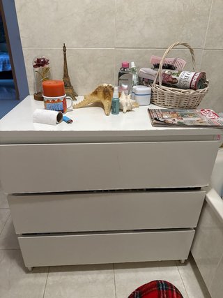Cómoda IKEA Blanca 3 Cajones