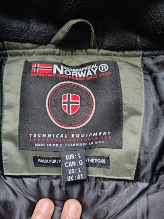 Chaqueta NORWAY verde militar