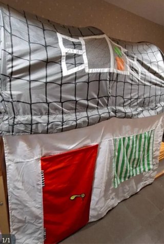 Cama Kura Ikea + Somier + Dosel Casa