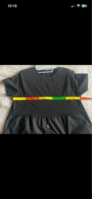 Vestido negro Talla Única