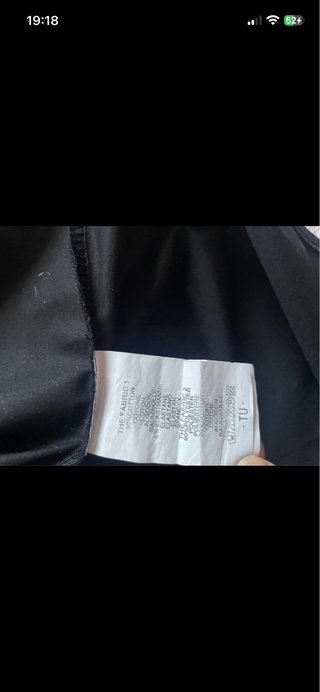 Vestido negro Talla Única