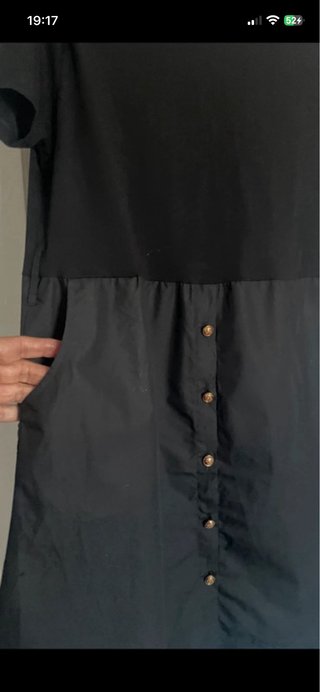 Vestido negro Talla Única