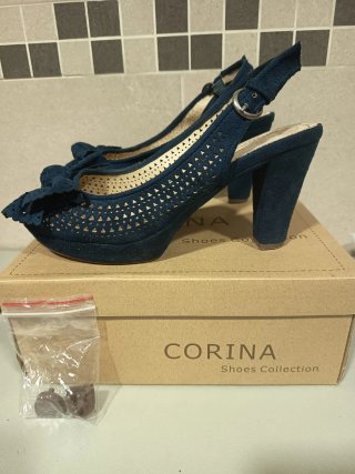 Zapatos de tacón Corina azul