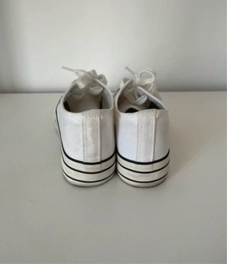 Zapatillas lona blancas plataforma