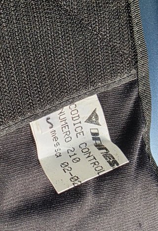 Proteção coluna Dainese tamanho S